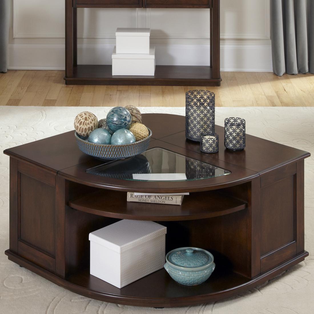 Corner lift shop top coffee table